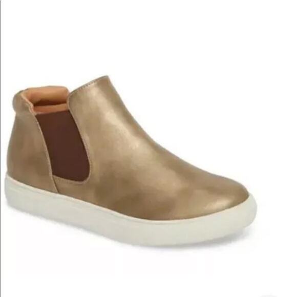 Matisse Harlan Mid Slip On Women’s Hi Top Sneaker Gold Size 7.5M New In … - Picture 1 of 3